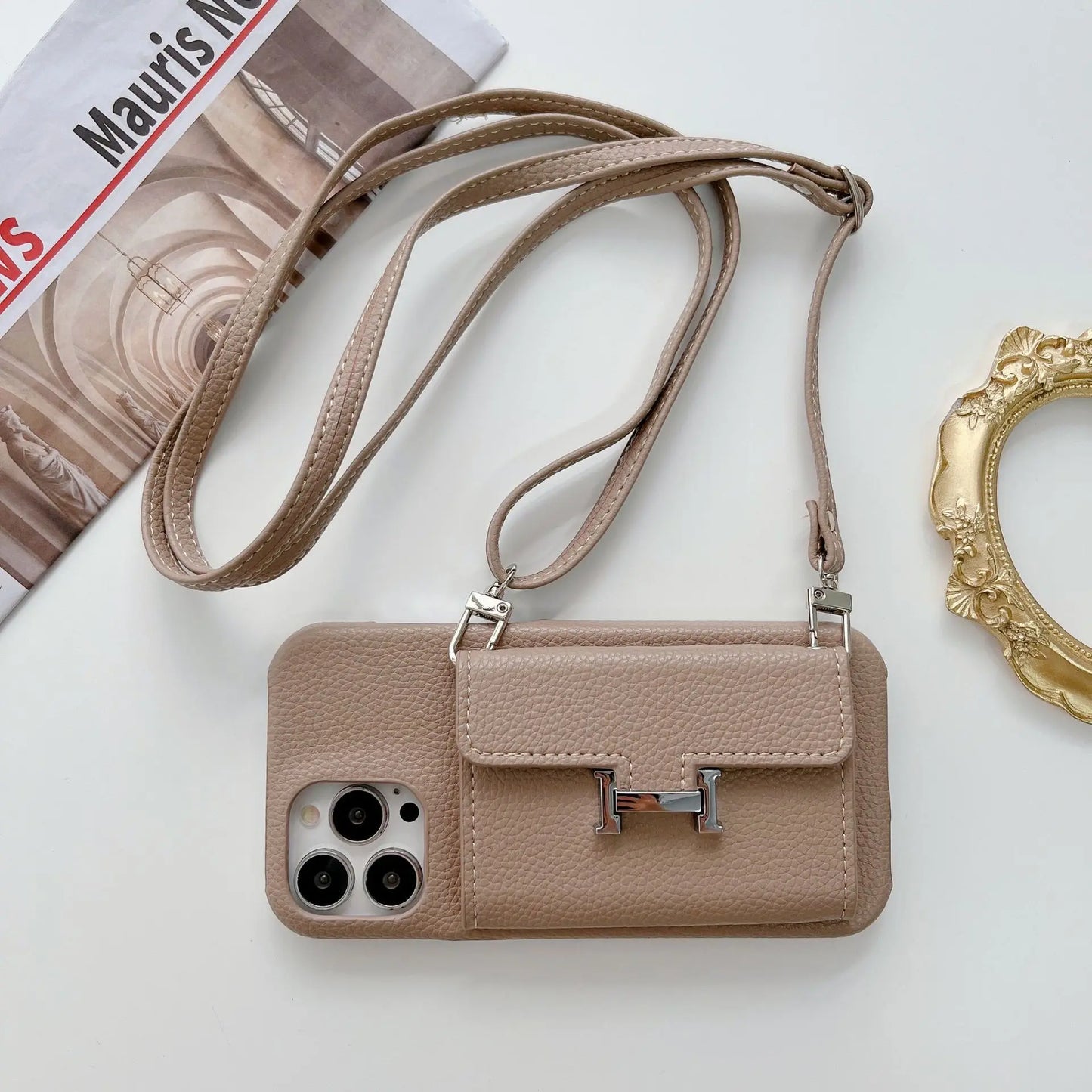 Pastel Crossbody H Wallet iPhone Case Vox Megastore