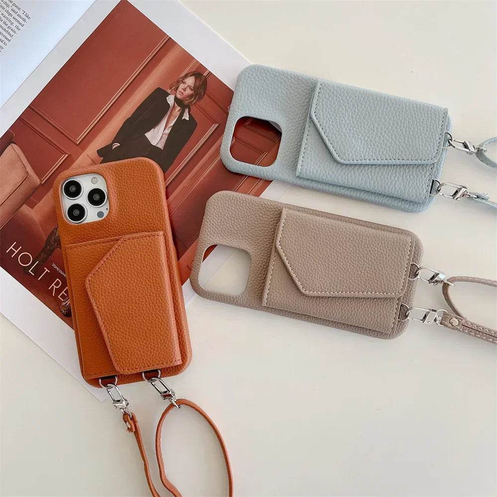 Pastel Crossbody Wallet iPhone Case Vox Megastore