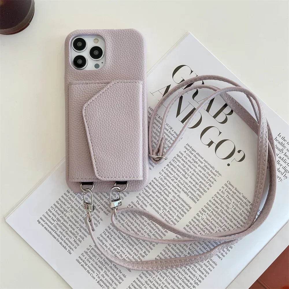 Pastel Crossbody Wallet iPhone Case Vox Megastore