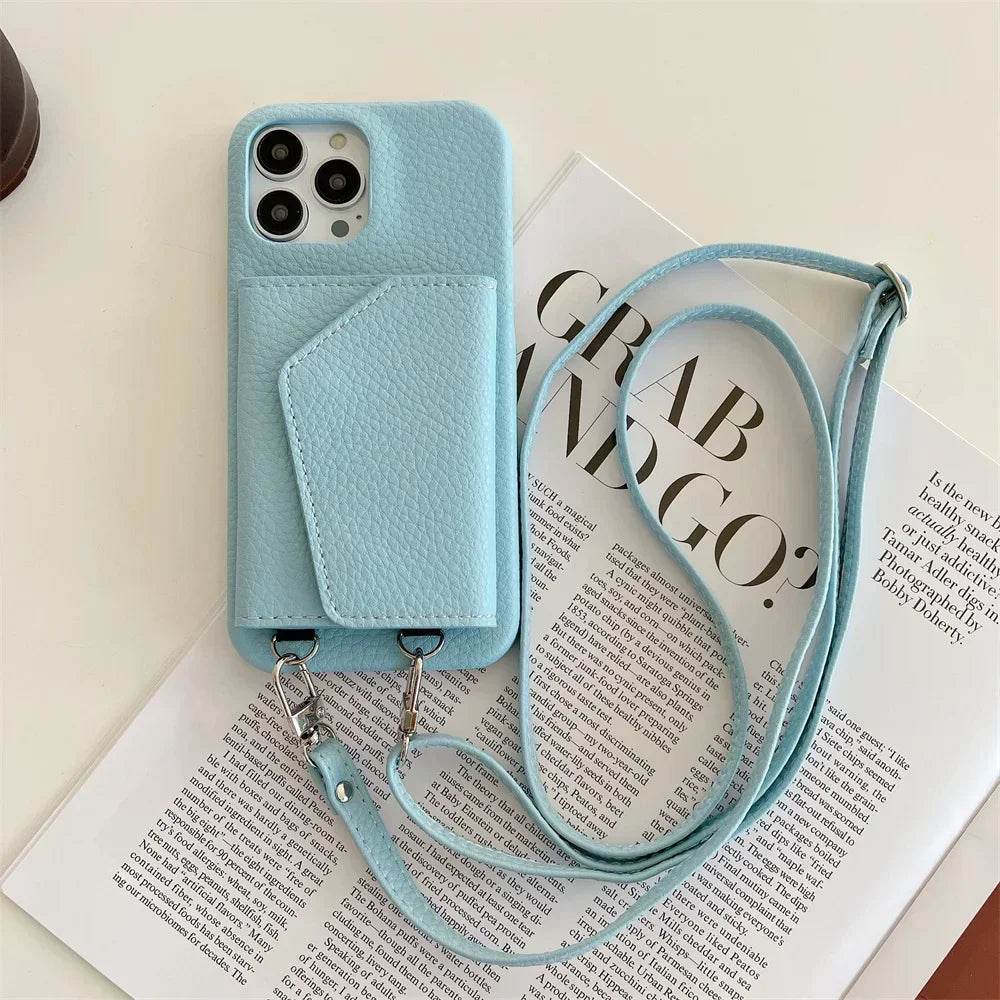 Pastel Crossbody Wallet iPhone Case Vox Megastore