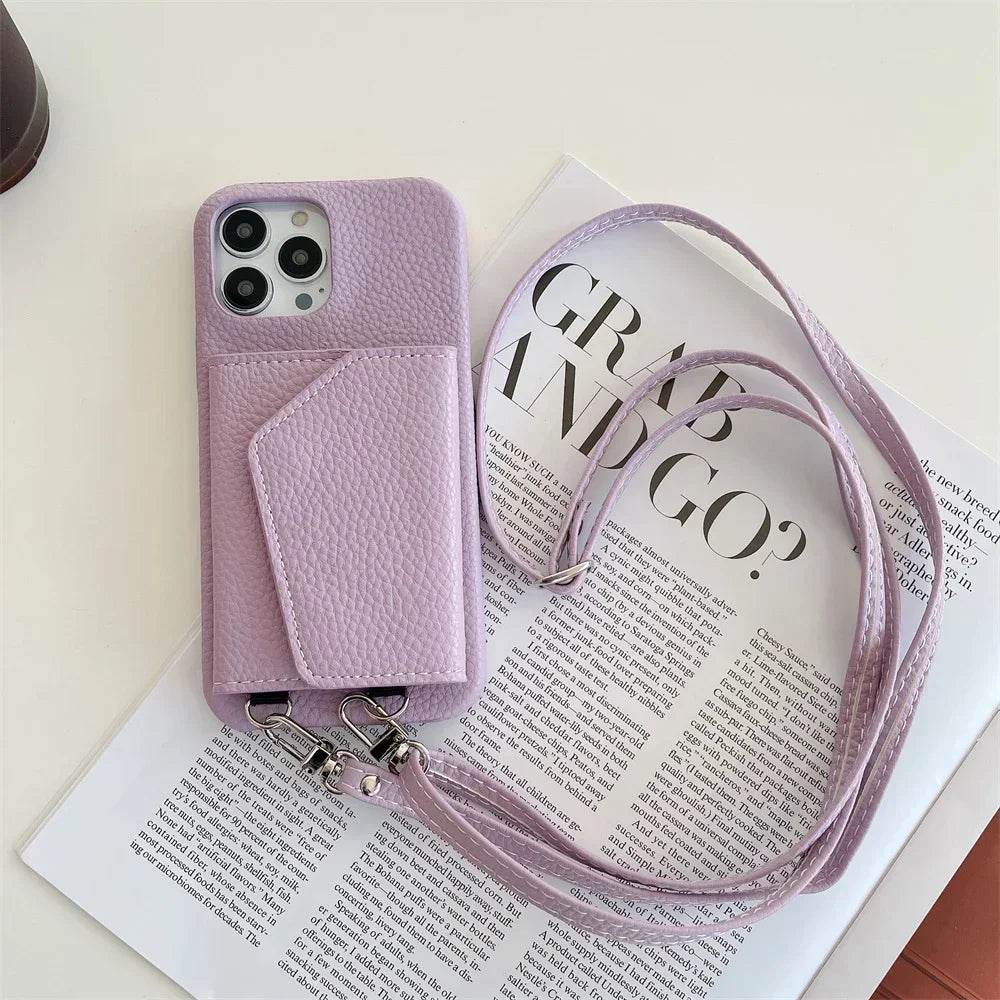 Pastel Crossbody Wallet iPhone Case Vox Megastore