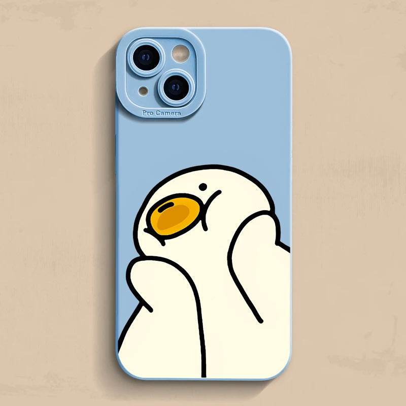 Pastel Funny Duck Silicone iPhone Case Vox Megastore