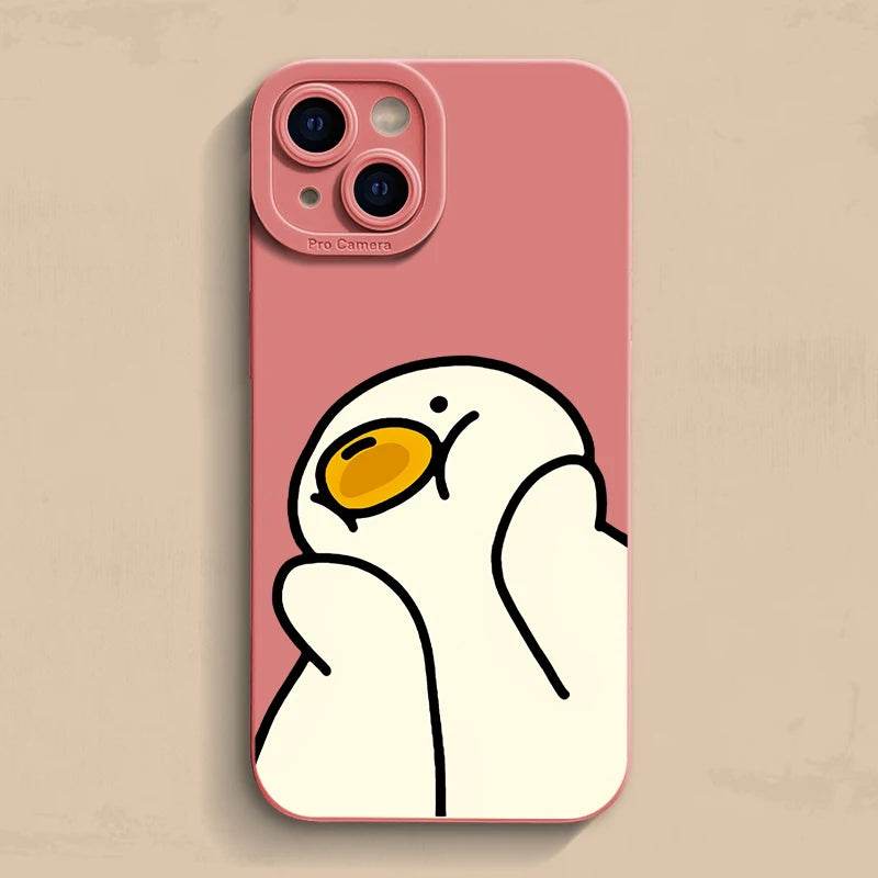 Pastel Funny Duck Silicone iPhone Case Vox Megastore
