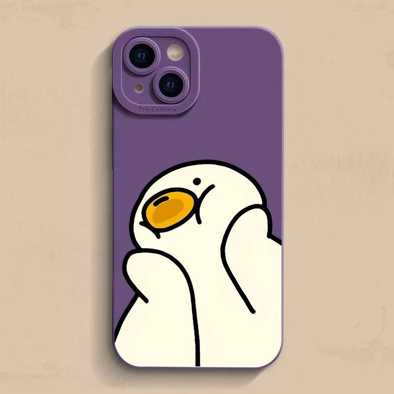 Pastel Funny Duck Silicone iPhone Case Vox Megastore