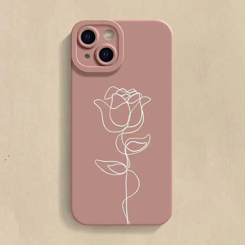 Pastel Rose Silicone iPhone Case Vox Megastore