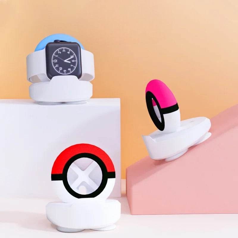 Pokemon Pokeball Apple Watch Charging Stand Holder - Vox Megastore  