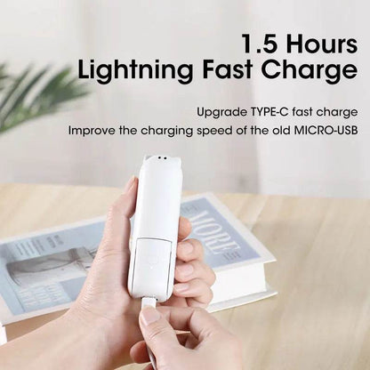Portable Mini Handheld Fan: Rechargeable Pocket Fan with Built-In Power Bank - Vox Megastore  
