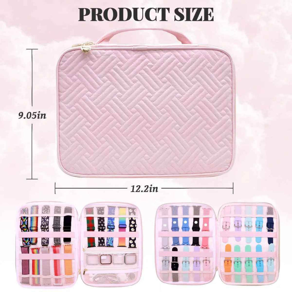 Quilted Watch Band Organizer Case - Vox Megastore  