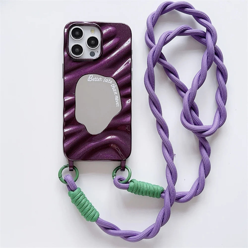 Ripple Mirror Lanyard iPhone Case - Vox Megastore  