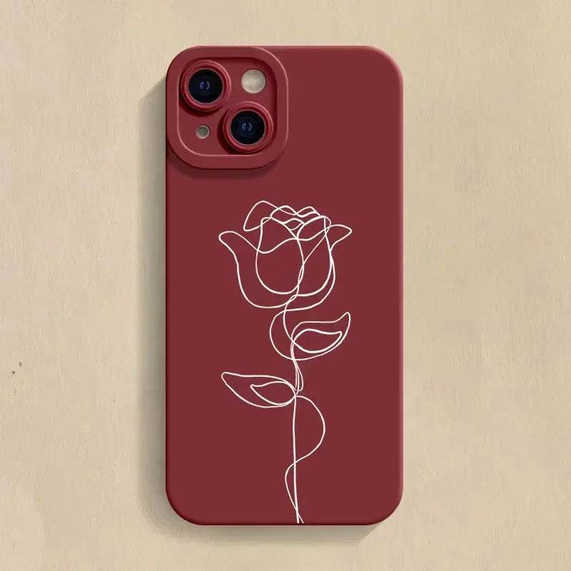 Rose Silicone iPhone Case Vox Megastore