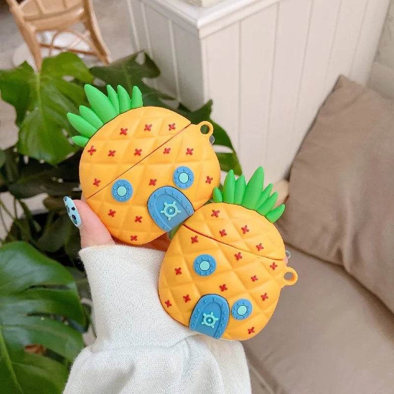 SpongeBob’s & Squidward Pineapple House Case For Airpods - Vox Megastore
