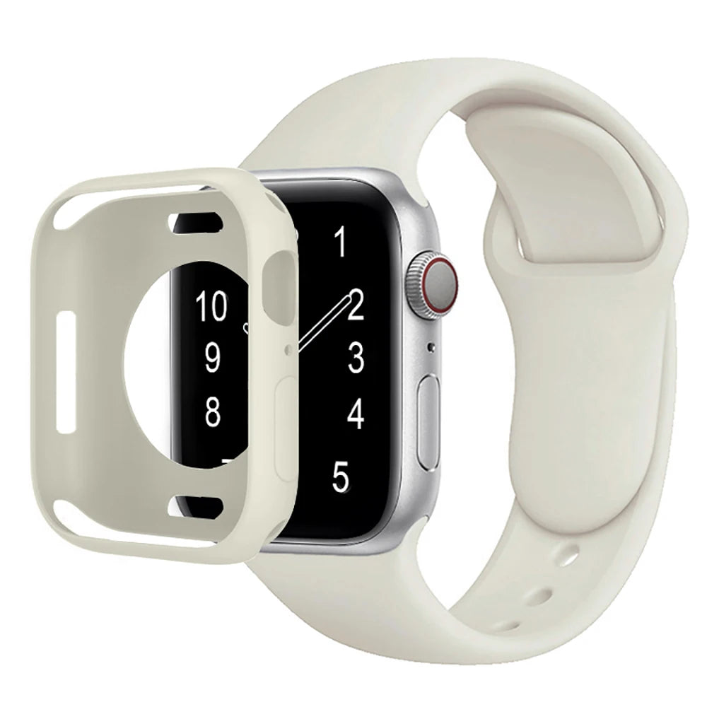 Silicone Band & Case for Apple Watch