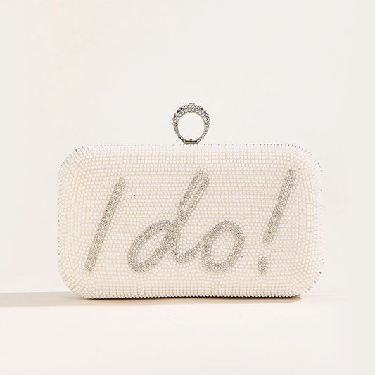 I Do Pearl Bridal Clutch - Vox Megastore  