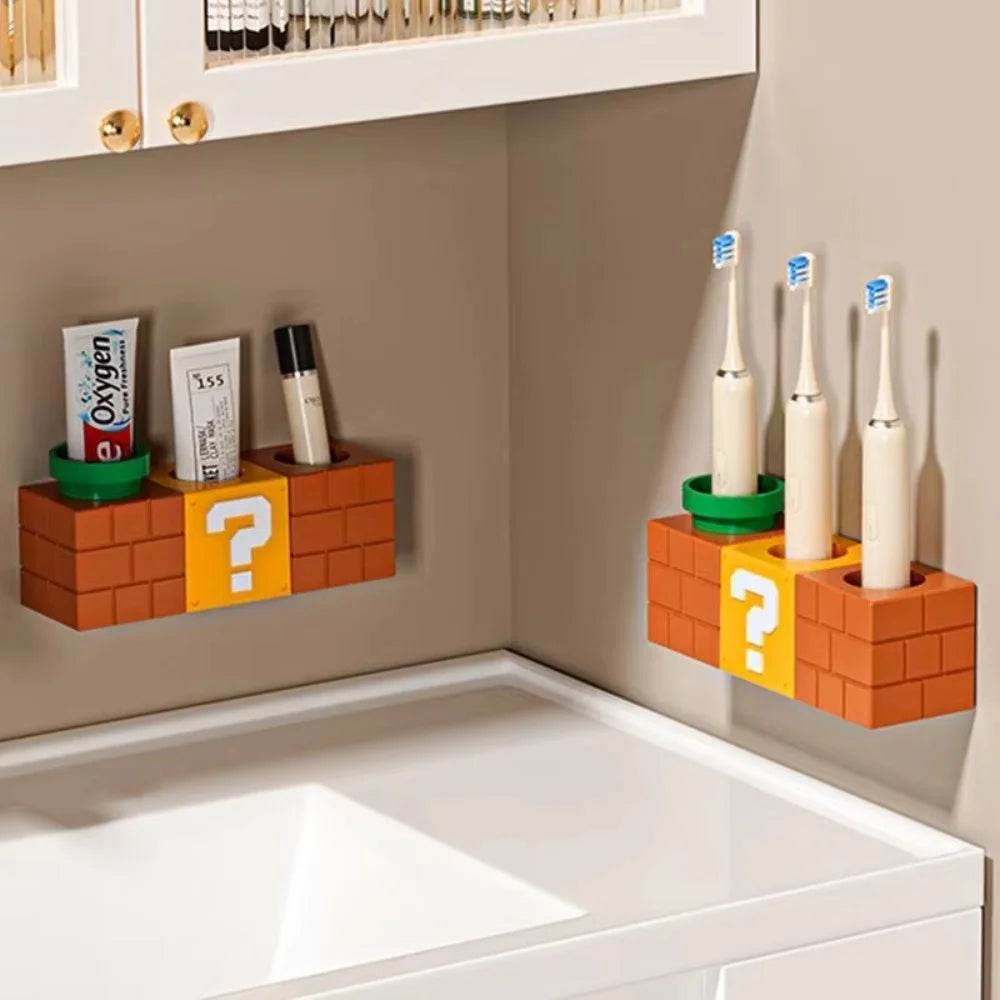 Super Mario Wall-Mounted Toothbrush Holder - Vox Megastore
