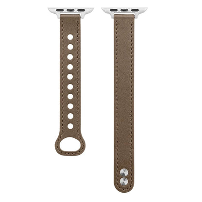 Brown Leather Strap for Apple Watch