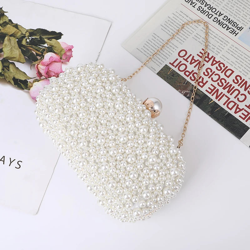 Luxury Pearl Bridal Clutch - Vox Megastore  