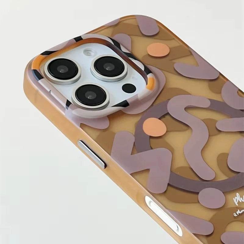 Geometric Graffiti MagSafe iPhone Case - Vox Megastore