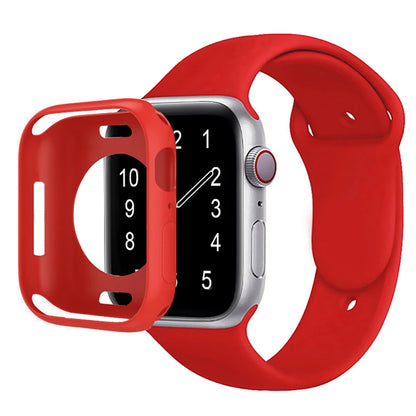 Silicone Band & Case for Apple Watch