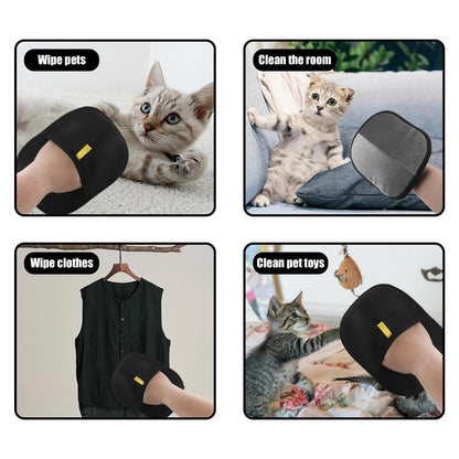 Reusable Pet Hair Removal Gloves – Grooming & Static Fur Remover