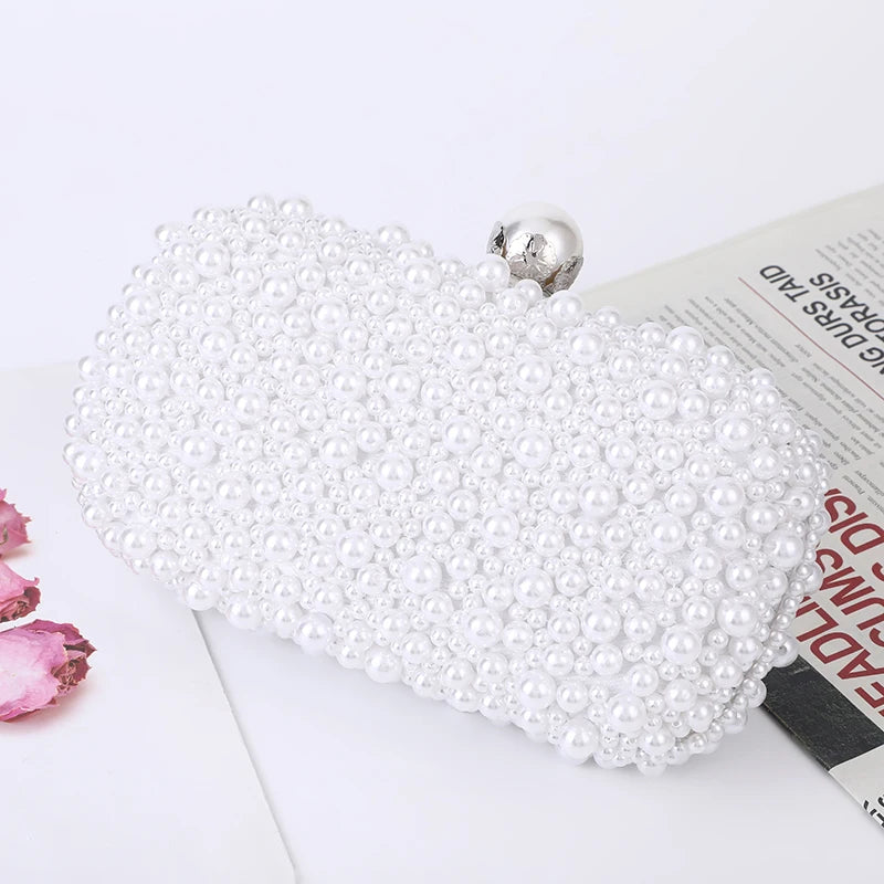 Luxury Pearl Bridal Clutch - Vox Megastore  