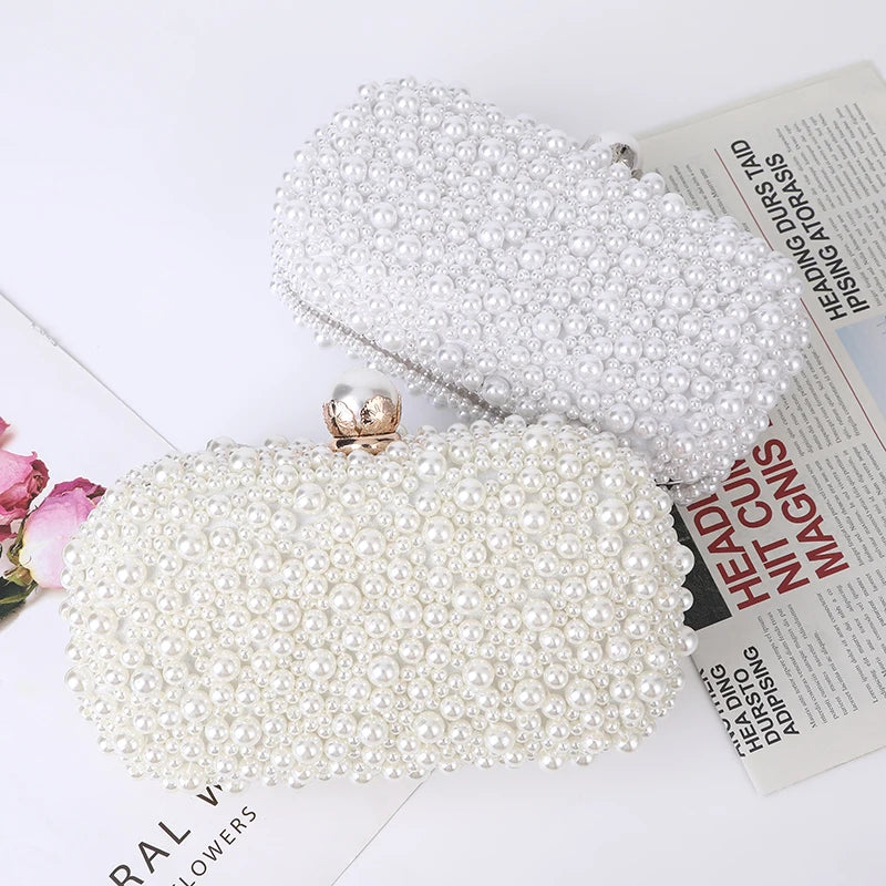 Luxury Pearl Bridal Clutch - Vox Megastore  