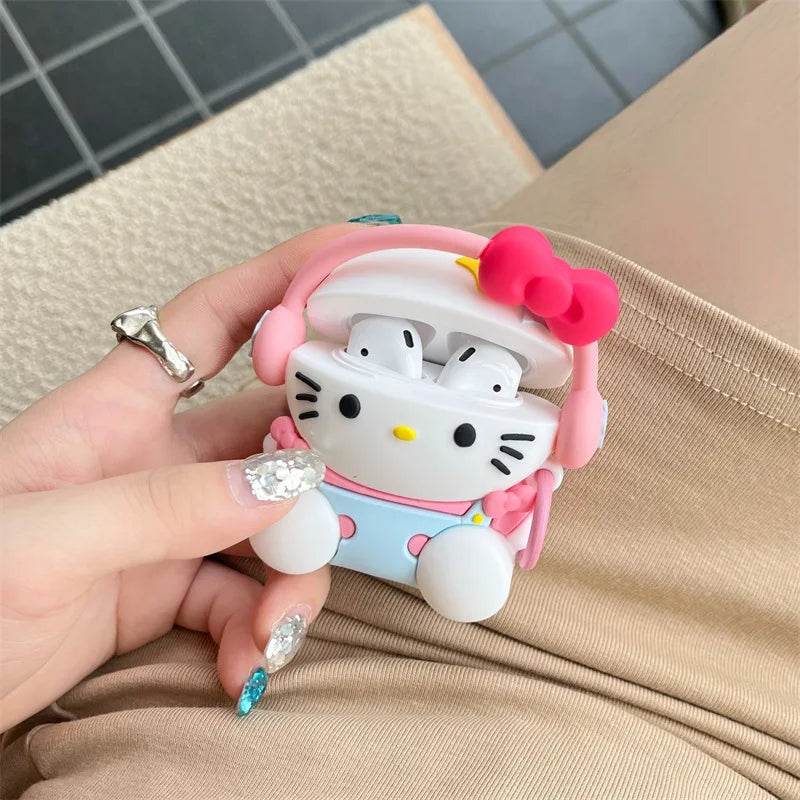 Hello Kitty with Headphones AirPods Case - Vox Megastore