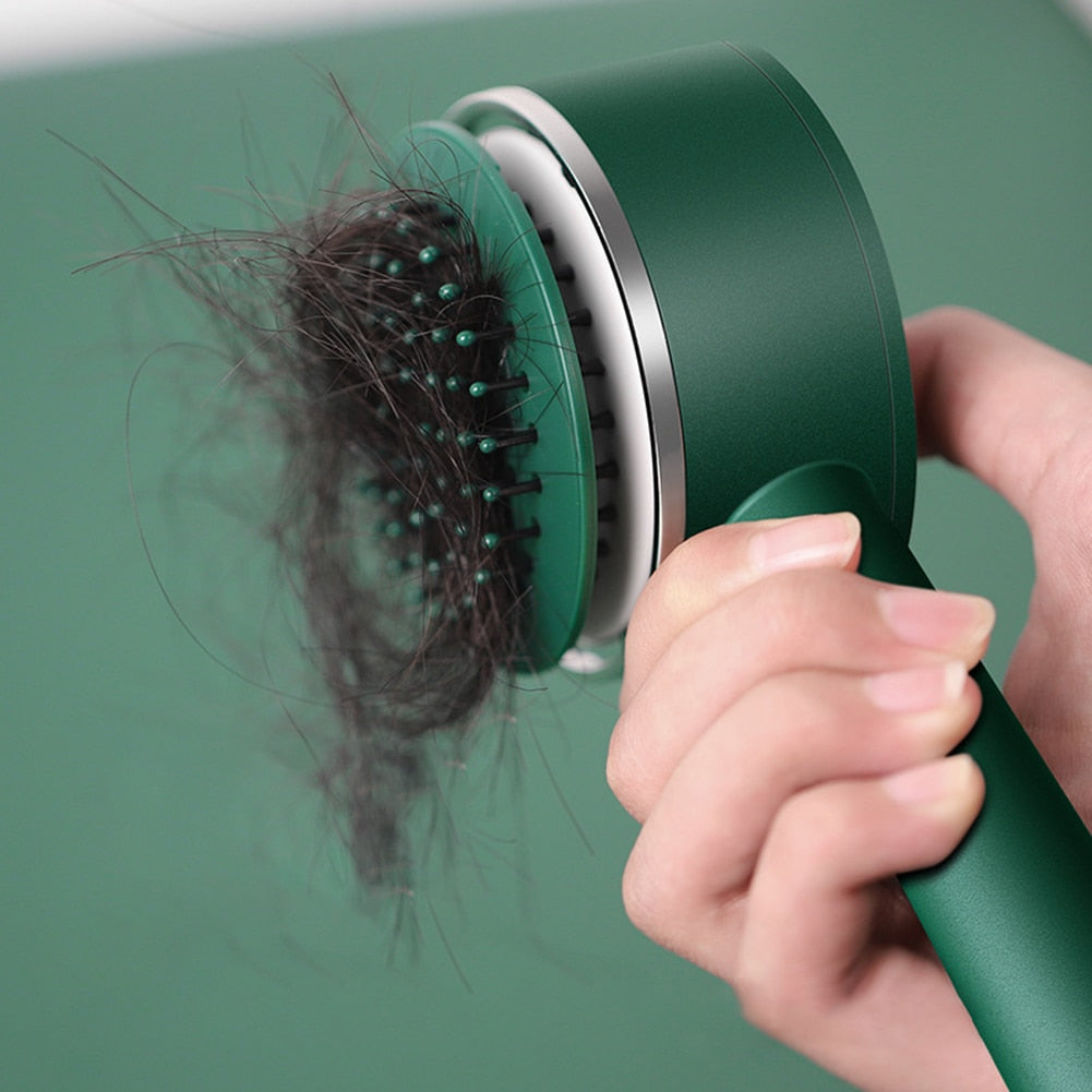 Self Cleaning Round Hair Brush Vox Megastore