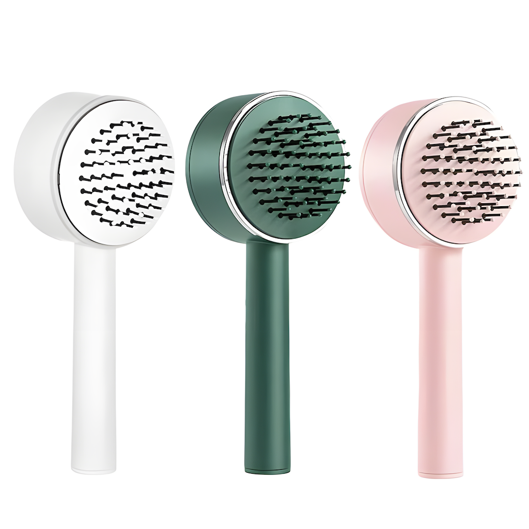 Self Cleaning Round Hair Brush Vox Megastore