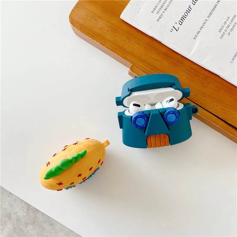 SpongeBob’s & Squidward Pineapple House Case For Airpods - Vox Megastore