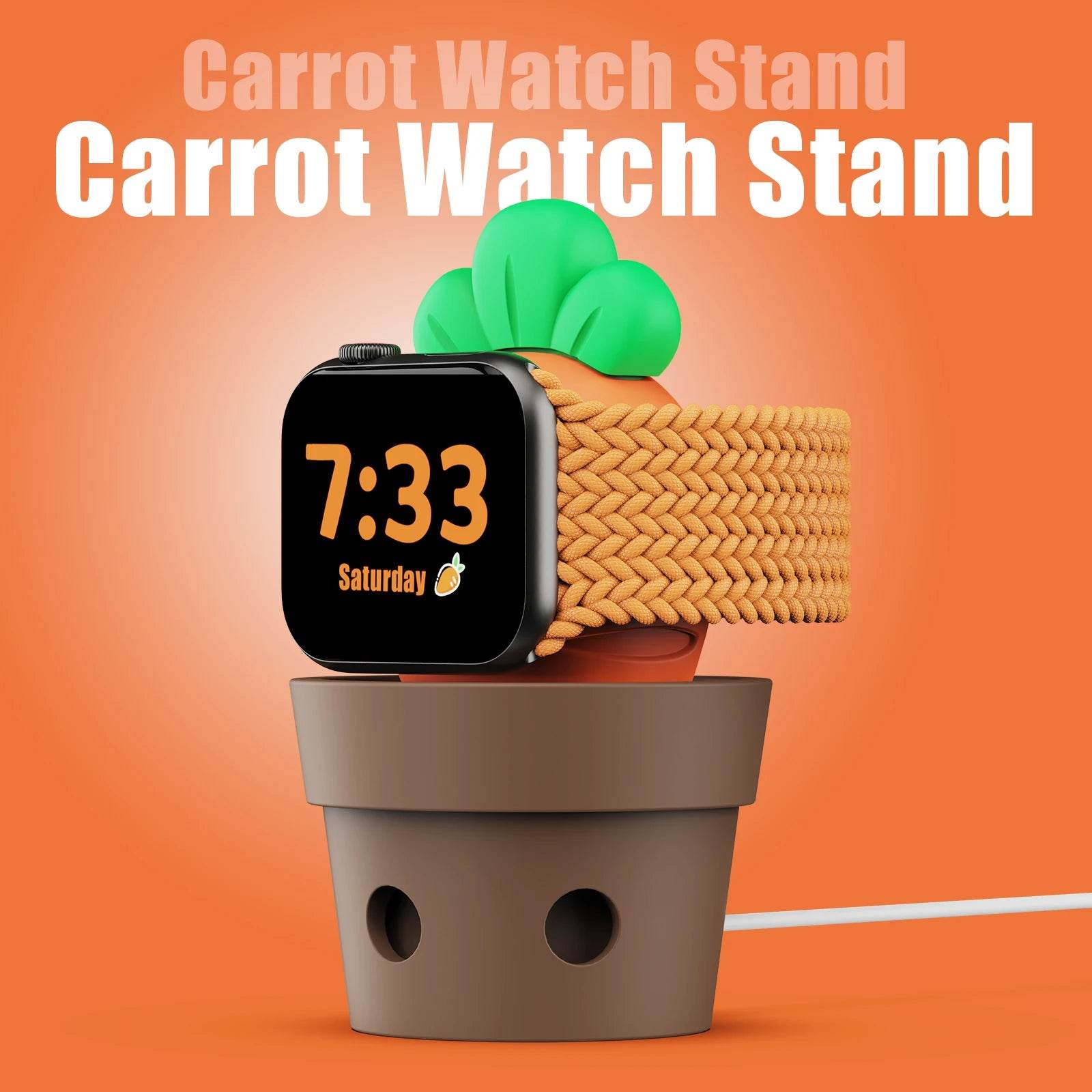 Carrot Apple Watch Charger Stand - Vox Megastore