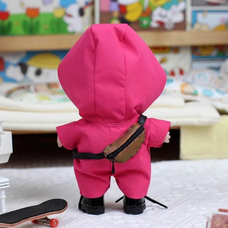 Squid Game Labubu Doll Outfit – Red Guard Onesie Costume - Vox Megastore  