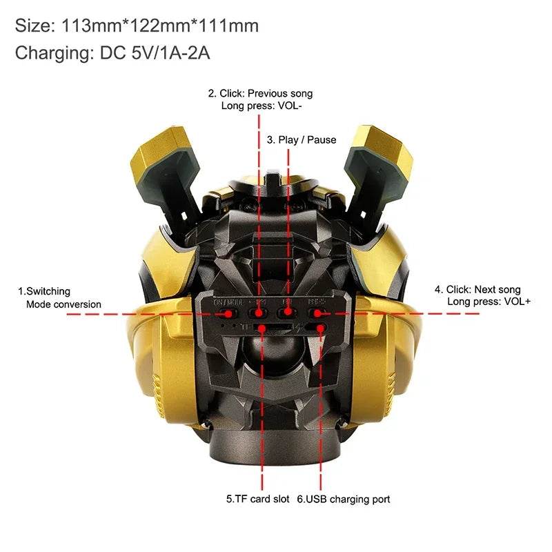 Transformers Bumblebee Bluetooth Speaker - Vox Megastore  