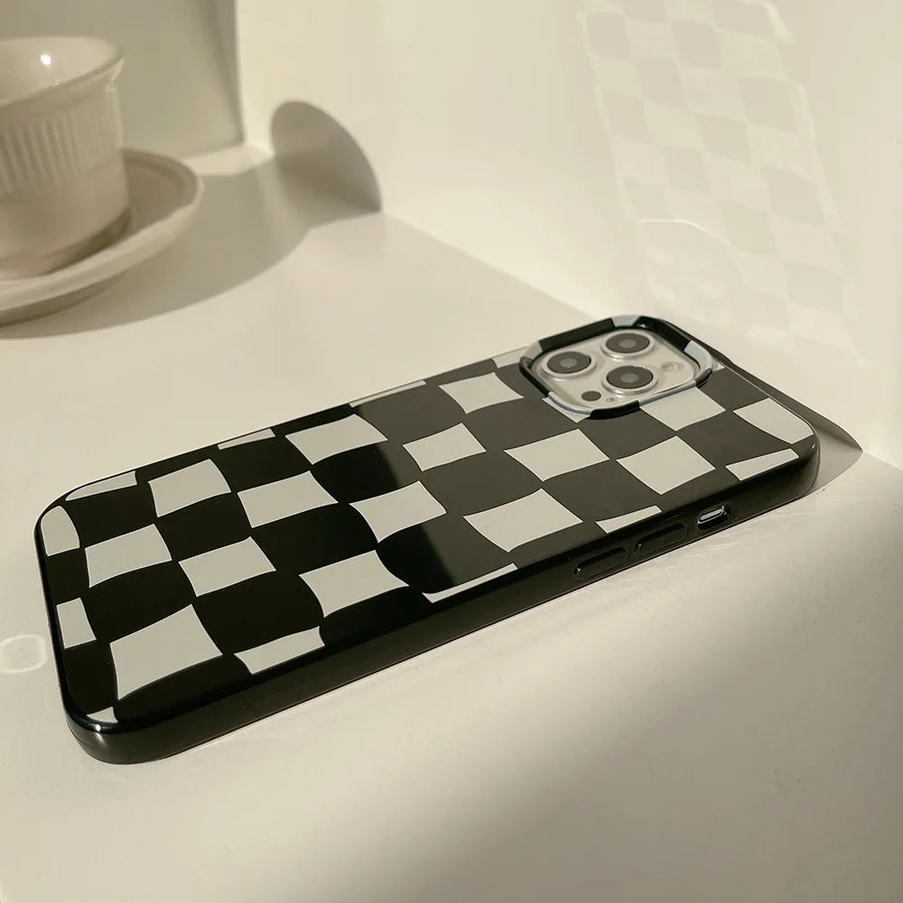 Twisted Checkerboard iPhone Case - Vox Megastore  