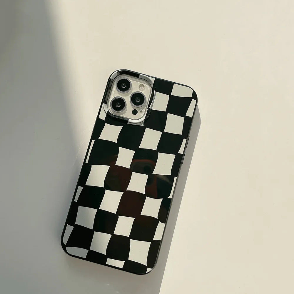 Twisted Checkerboard iPhone Case - Vox Megastore  