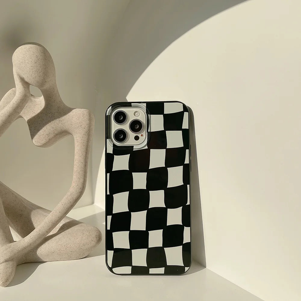 Twisted Checkerboard iPhone Case - Vox Megastore  