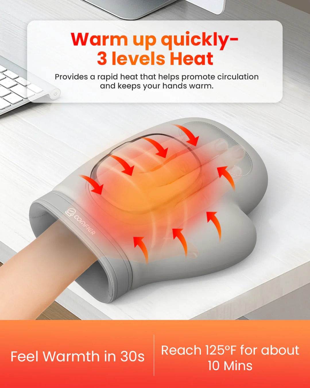Wireless Hand Massager with Heat Compression - Vox Megastore  