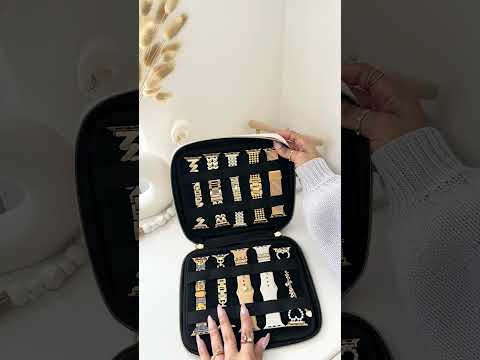 Quilted Watch Band Organizer Case