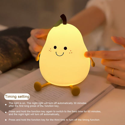 LED Pear Fruit Night Light - Vox Megastore