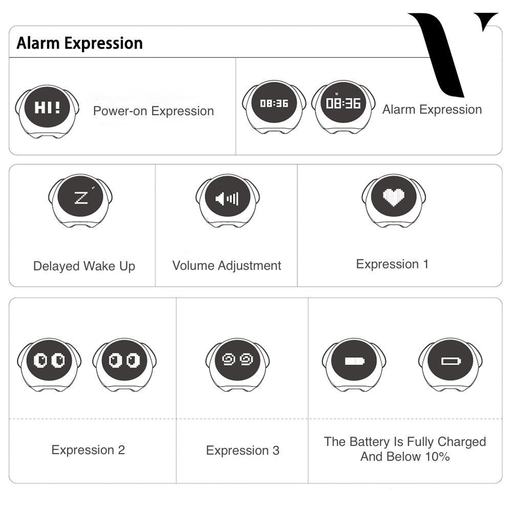 VOX Expression Alarm Clock & Night Lamp - Vox Megastore