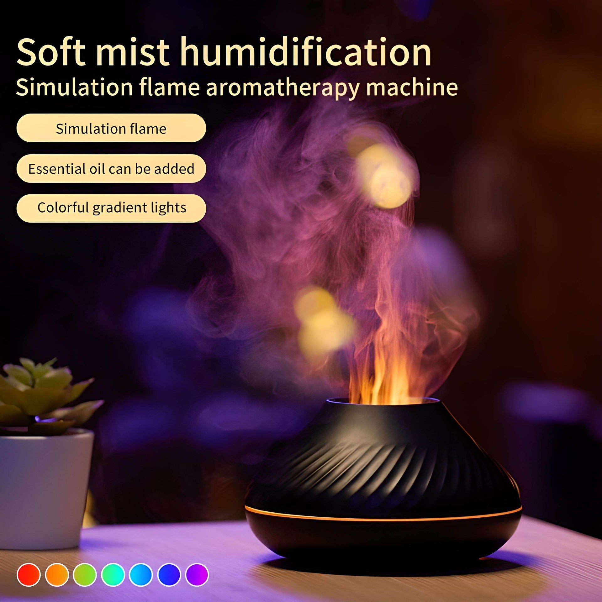 Volcanic Flame Aroma Humidifier | Vox Megastore | Diffuser