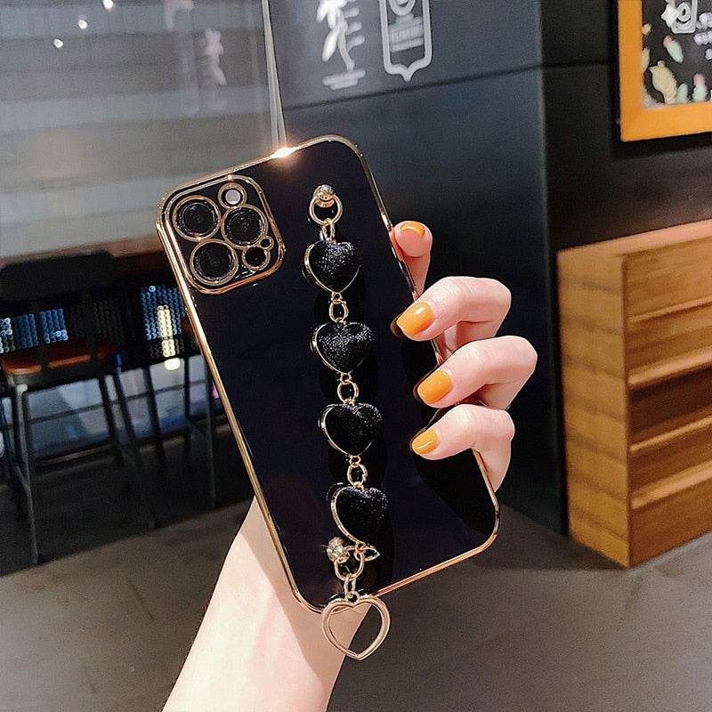 iPhone Case With Heart Wrist Bracelet - Vox Megastore